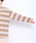 トロワ天竺 ワイドボーダー　バスクT